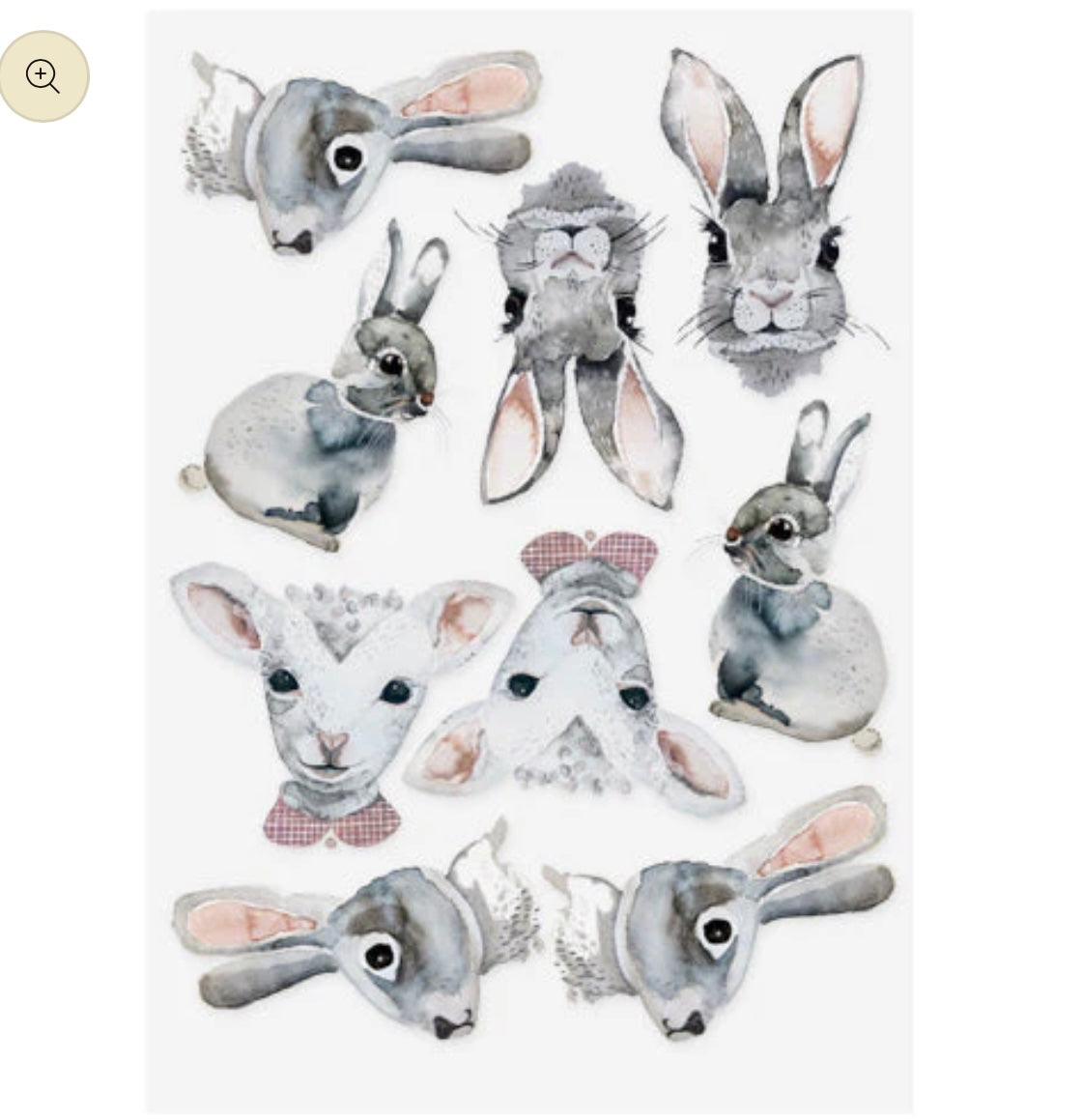 Easter bunnies - Kids organic vegan tattoos