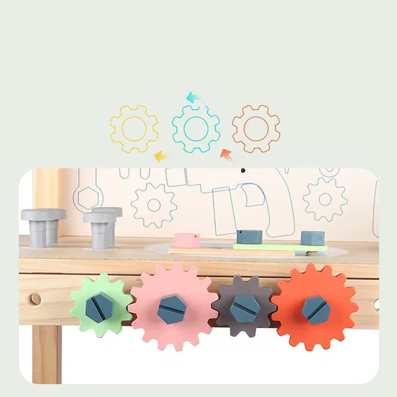 Montessori Wooden Kids Tool Workbench