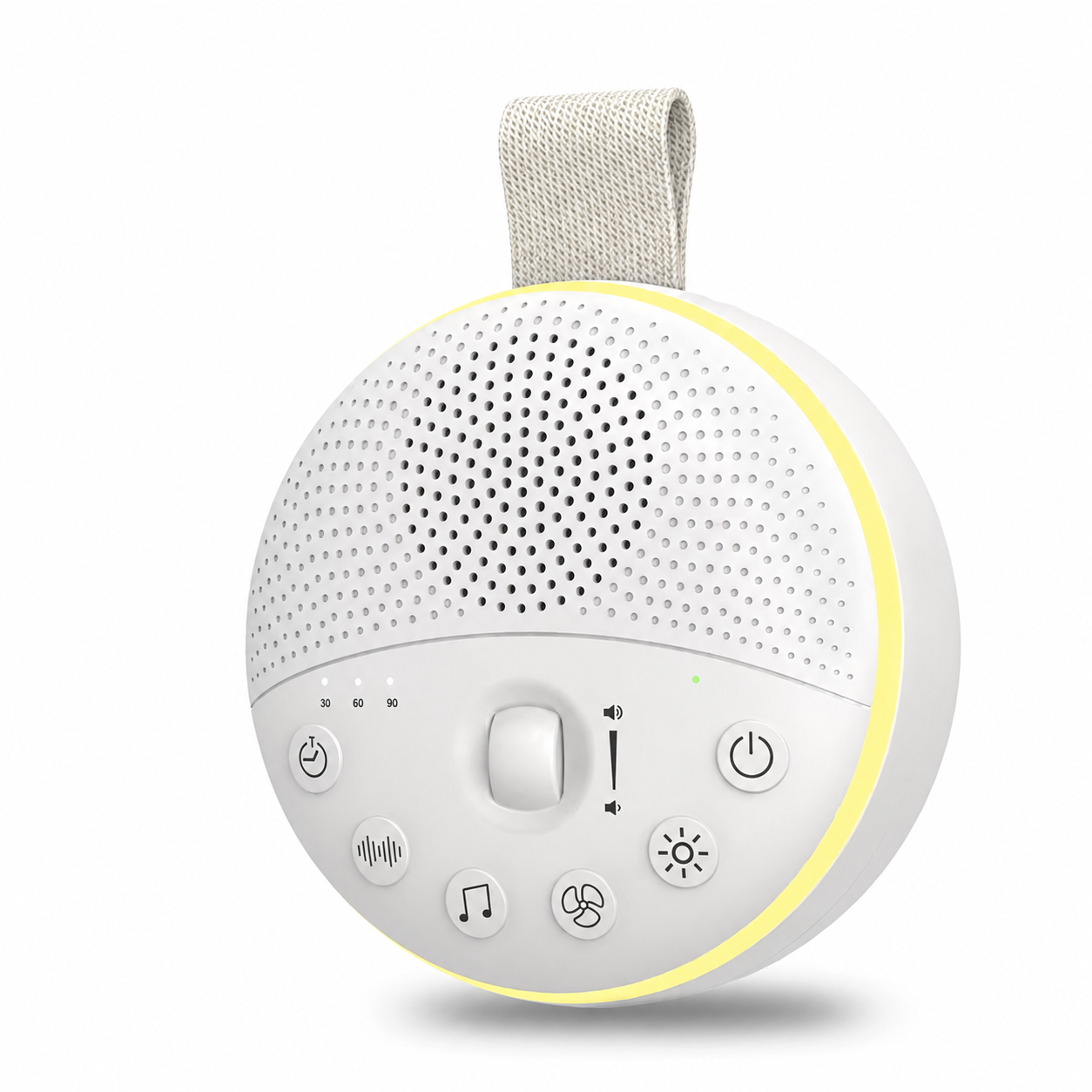 Portable Baby White Noise Machine with Night Light | 21 Soothing Sounds & Sleep Timer