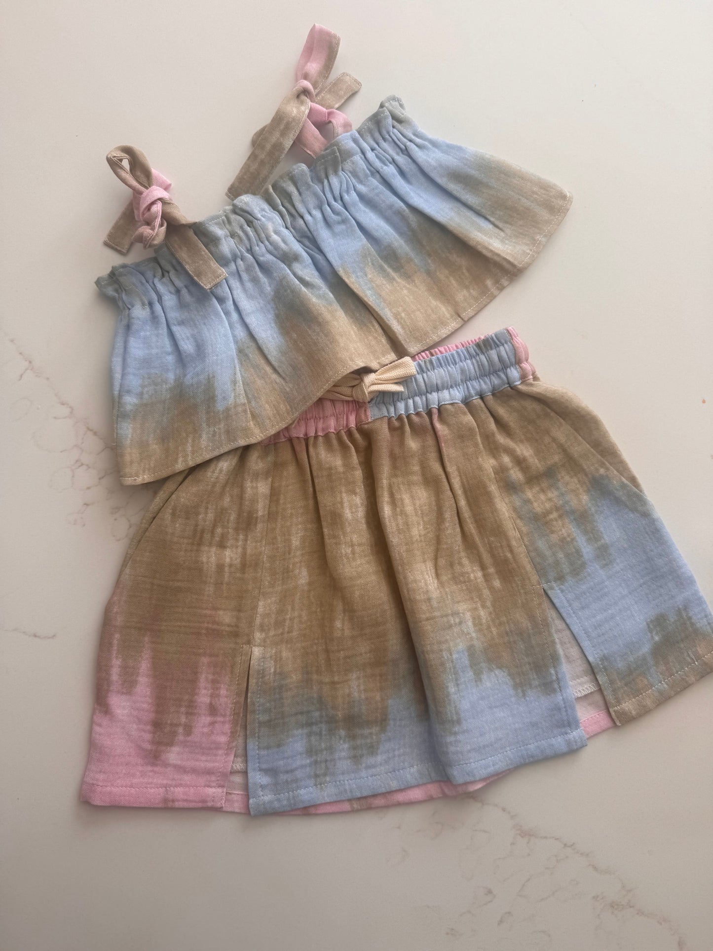 Sunset Mist Skirt Set