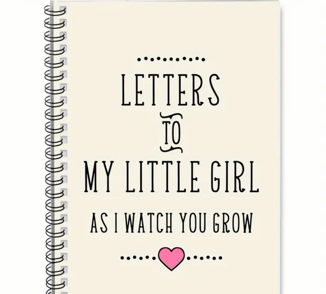 Letters to My Little Girl Memory Journal – A Keepsake Notebook for Parents