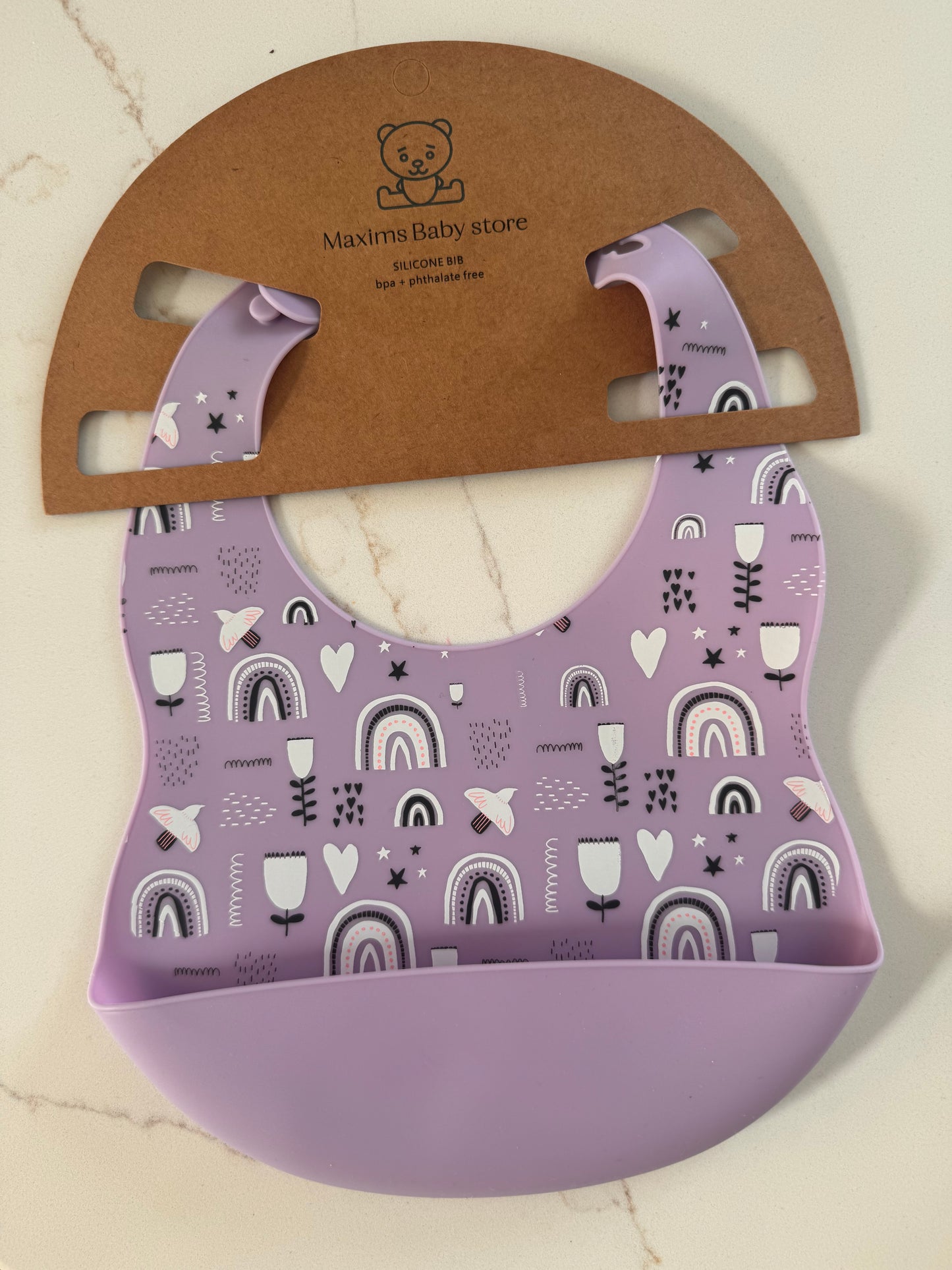 Prints Silicon Bib
