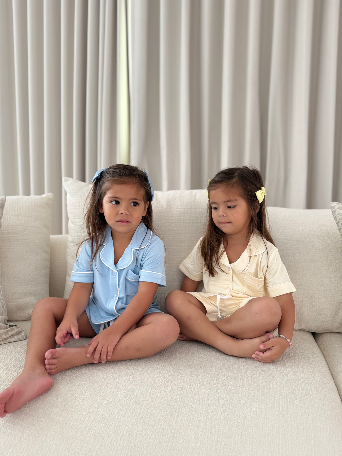 Yellow Bamboo Short Pyjamas