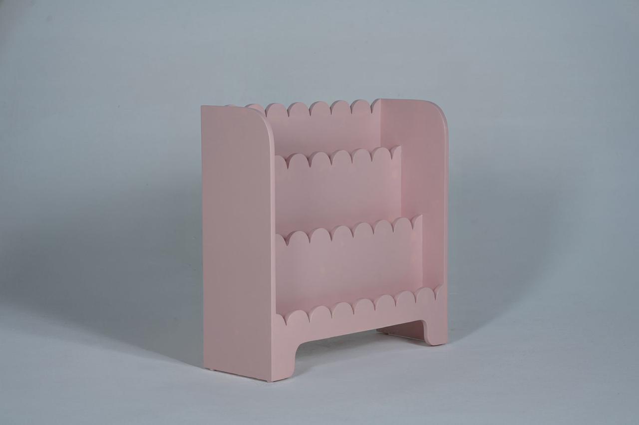Pink Scallop Book Stand