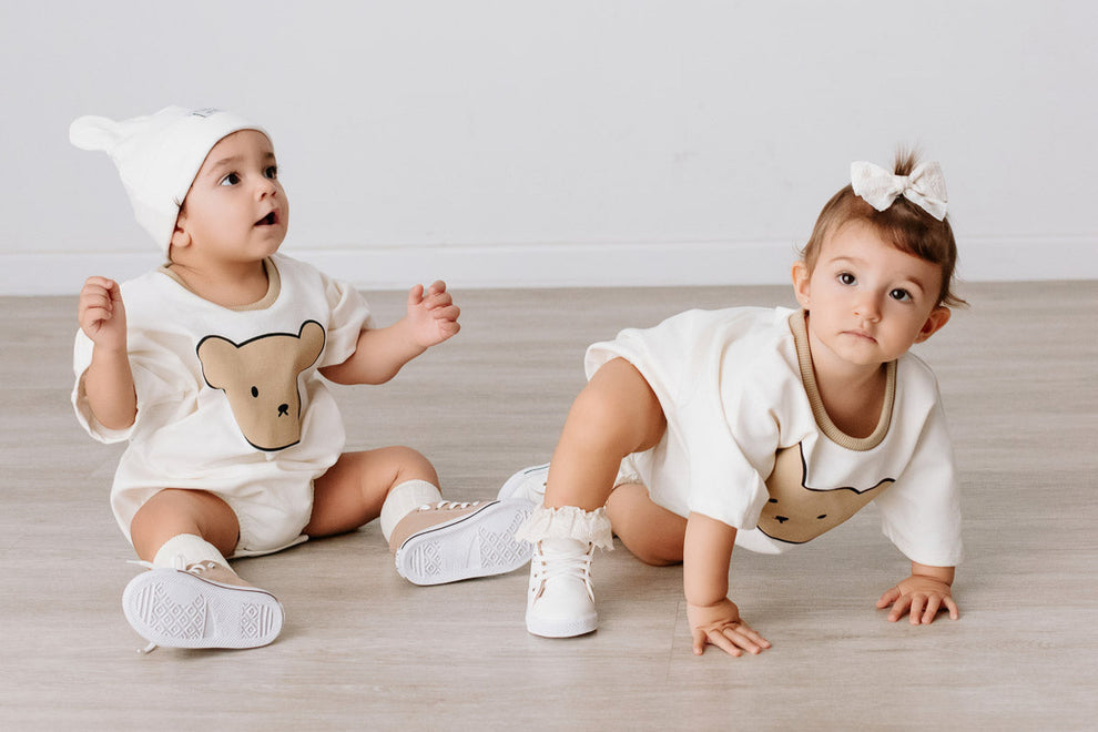 Teddy Snuggle Sweat Romper