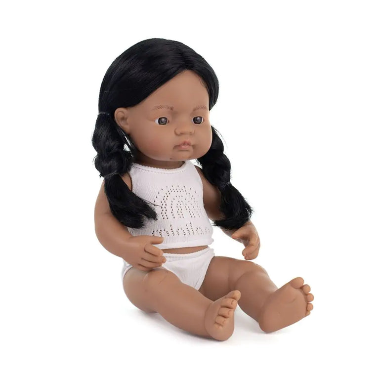 Baby Doll Native American Girl 38cm