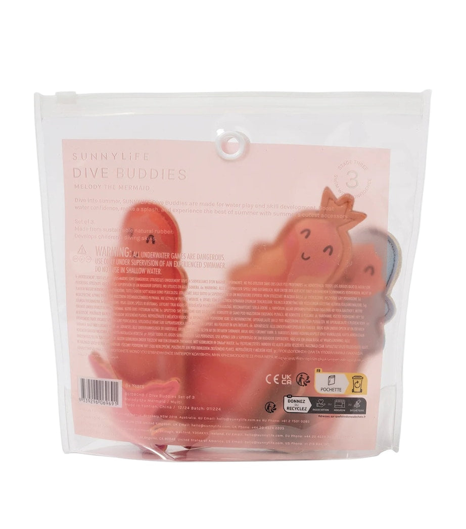 Melody the Mermaid Dive Buddies (Set of 3)