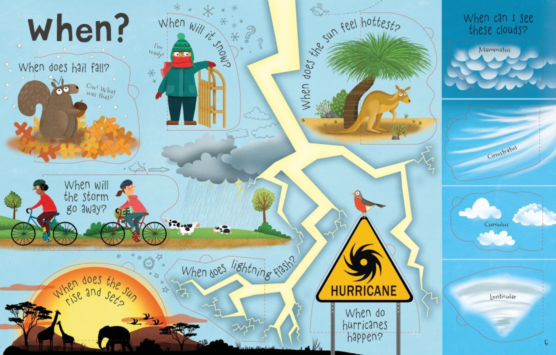 Usborne: Lift-the-flap Questions and Answers about Weather