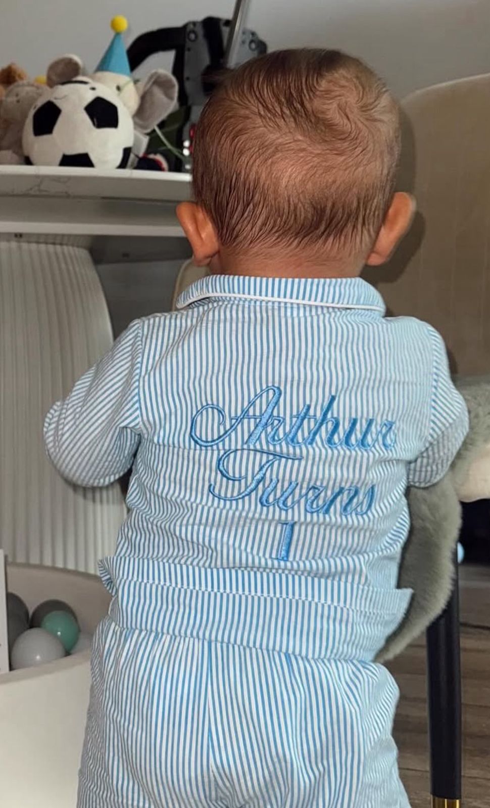 Smart Striped Pyjamas Set