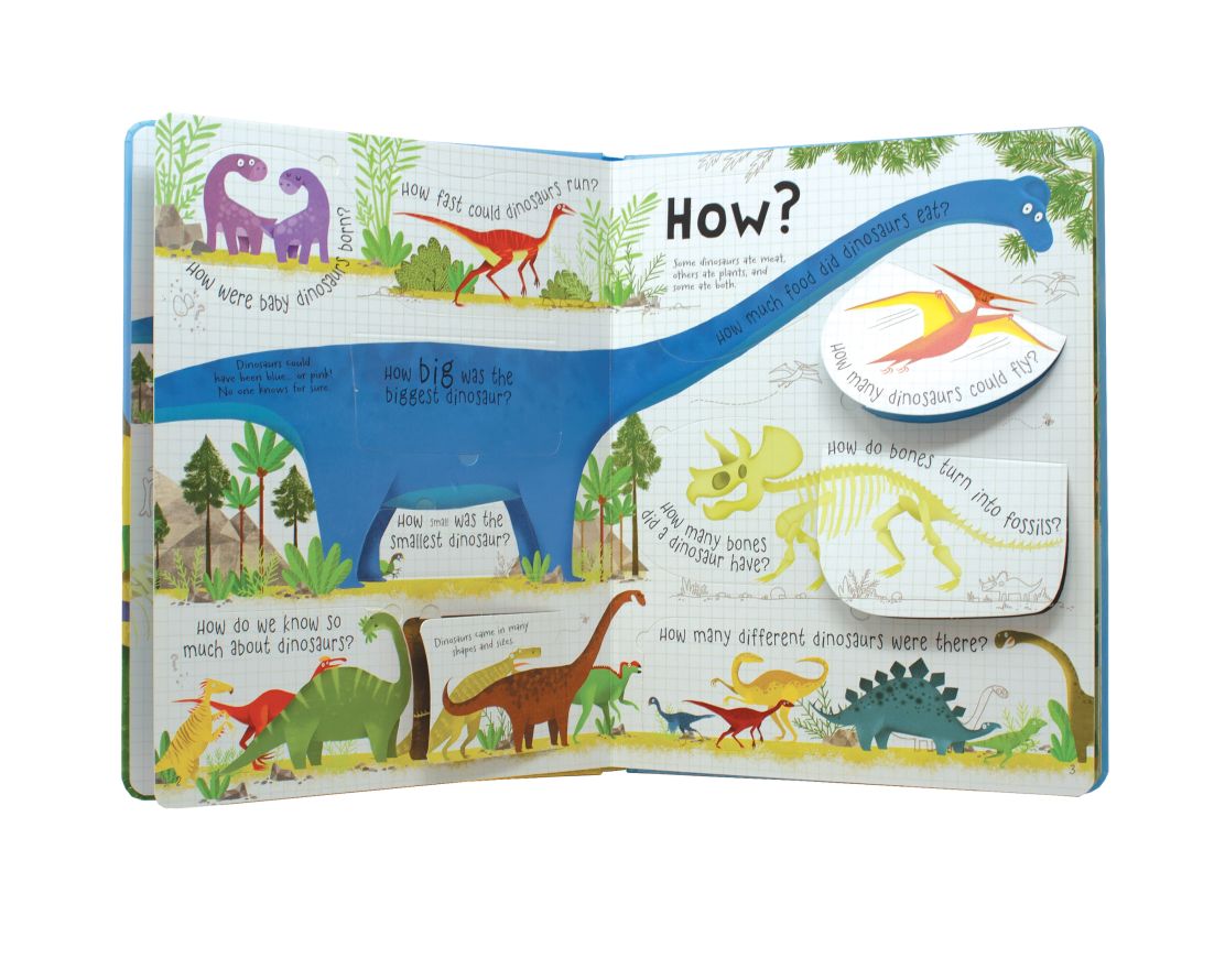 Usborne: Lift-the-flap Questions and Answers about Dinosaurs
