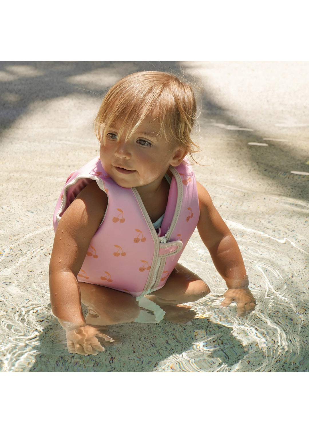 Kids Swim Vest - Cotton Candy Cherry