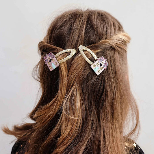 Haunted House Hair Clips