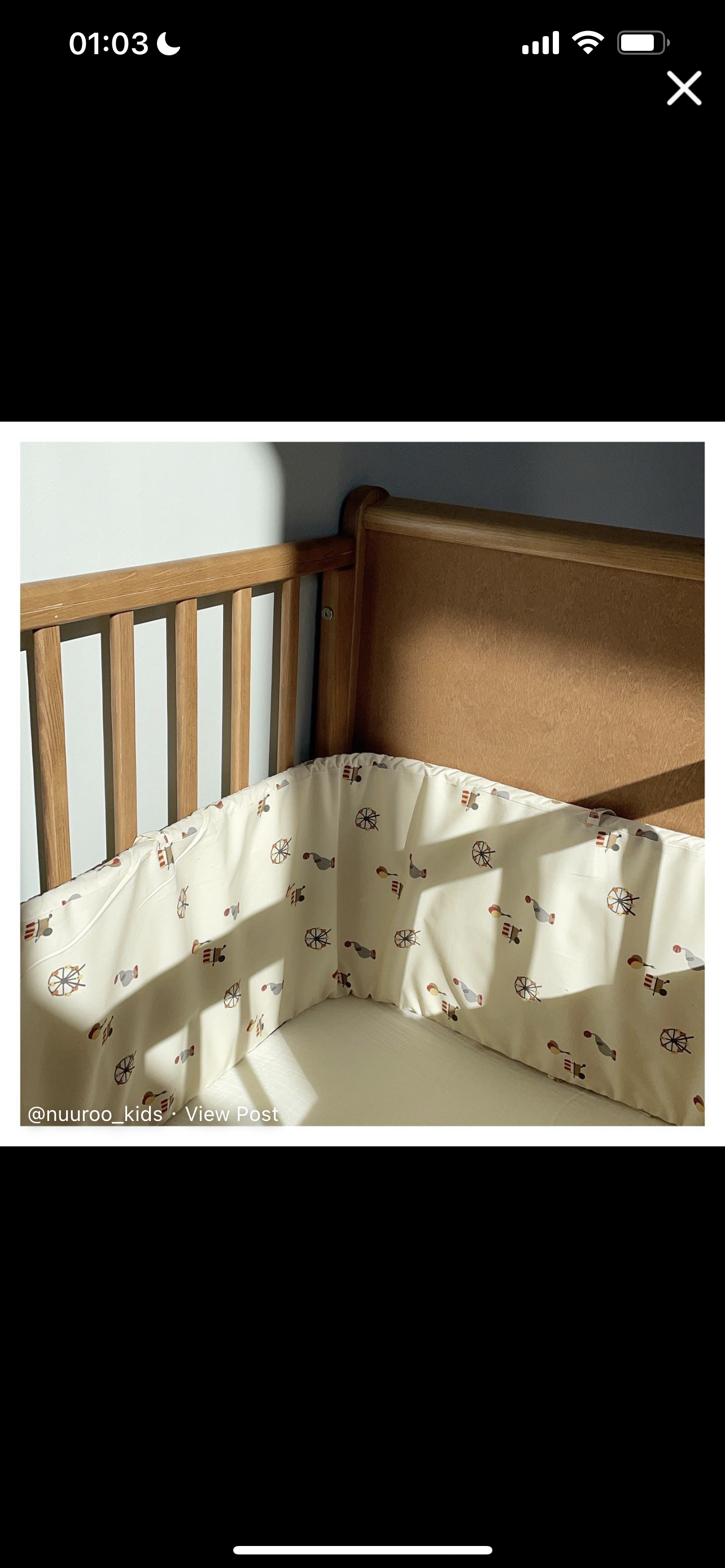 Organic crib deals bumper