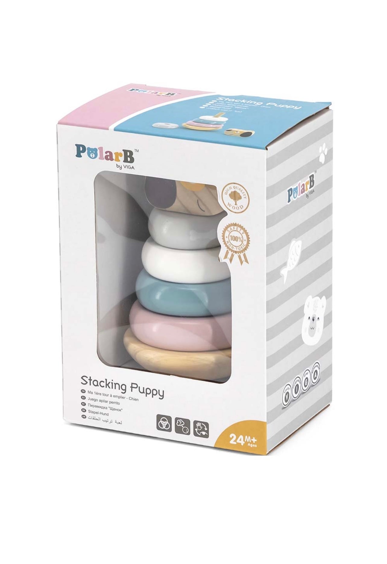 Polar b stacking puppy