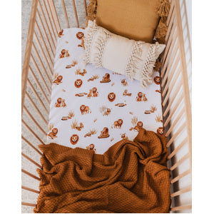 Lion | Fitted Cot Sheet