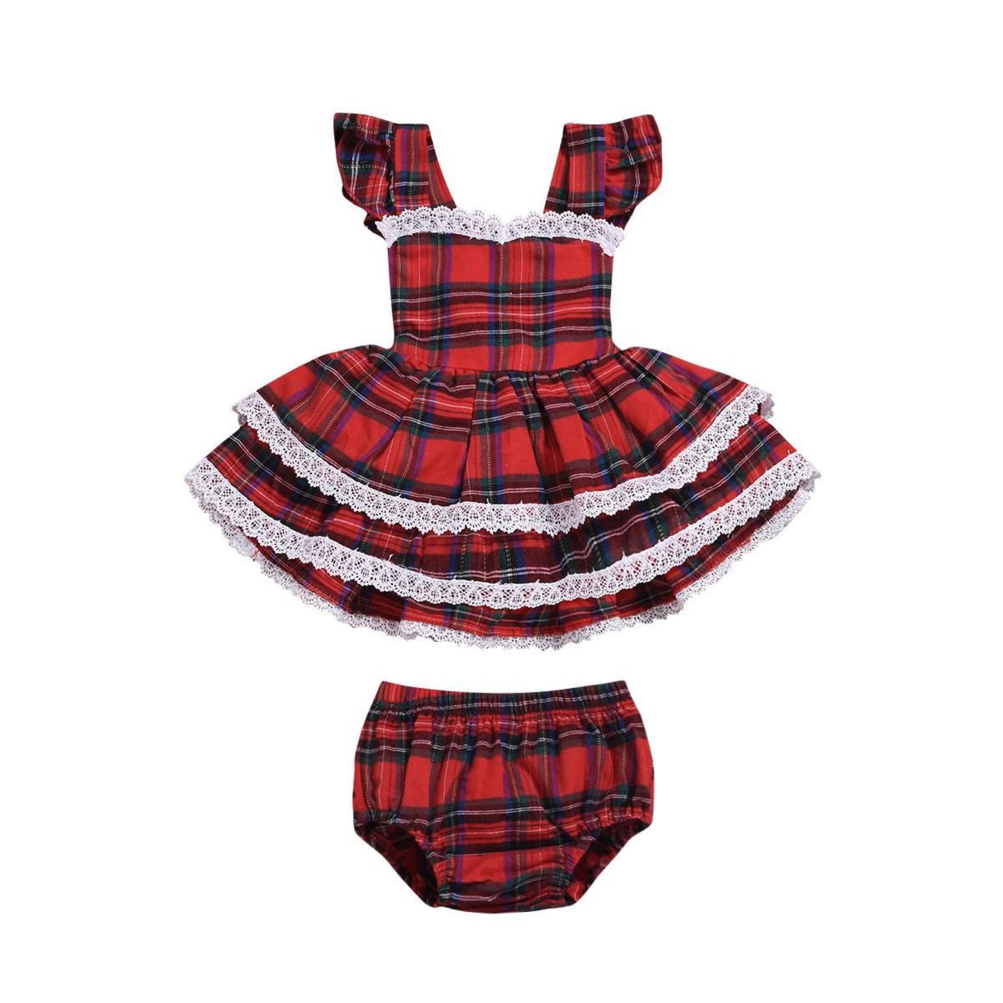 CHRISTMAS PLAID SET - Maxims Baby Store