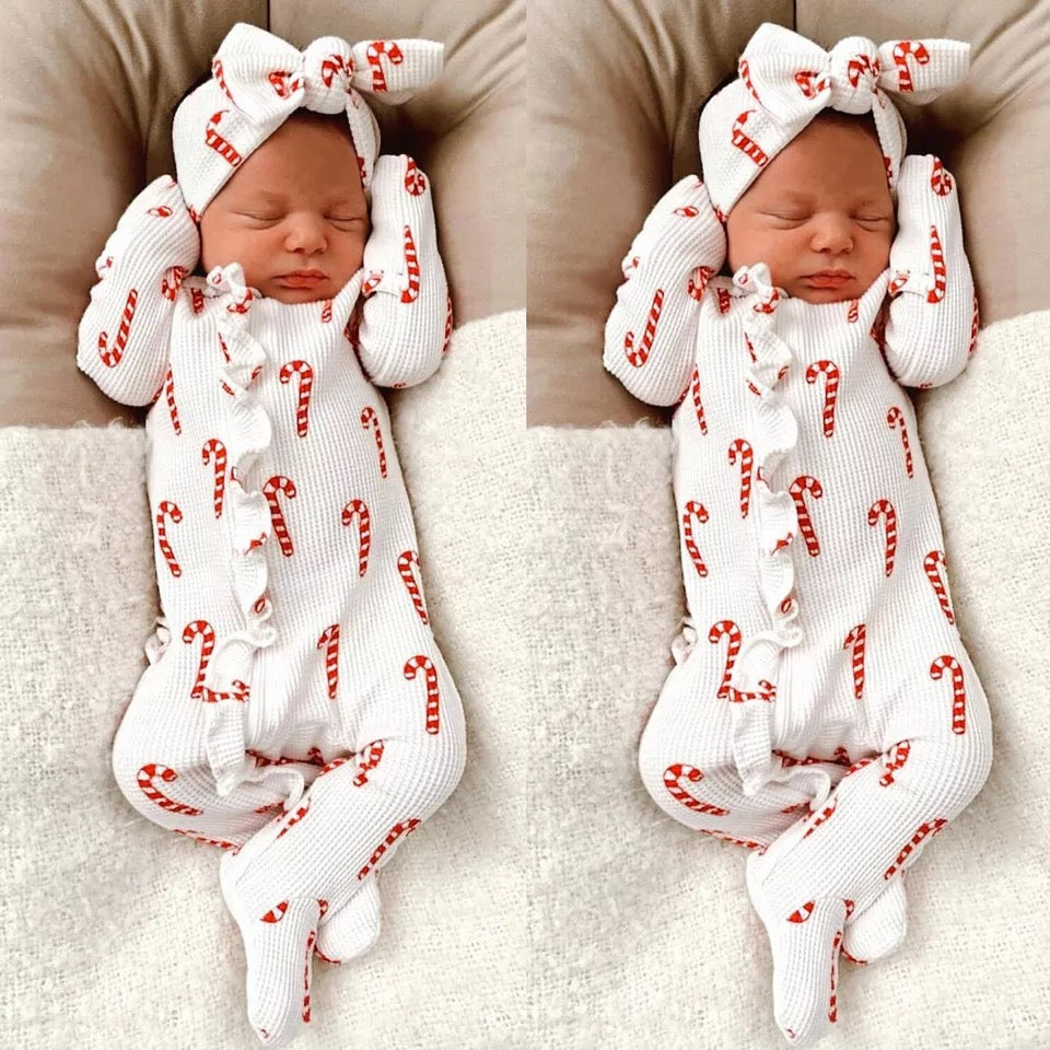 Christmas Candycane Romper