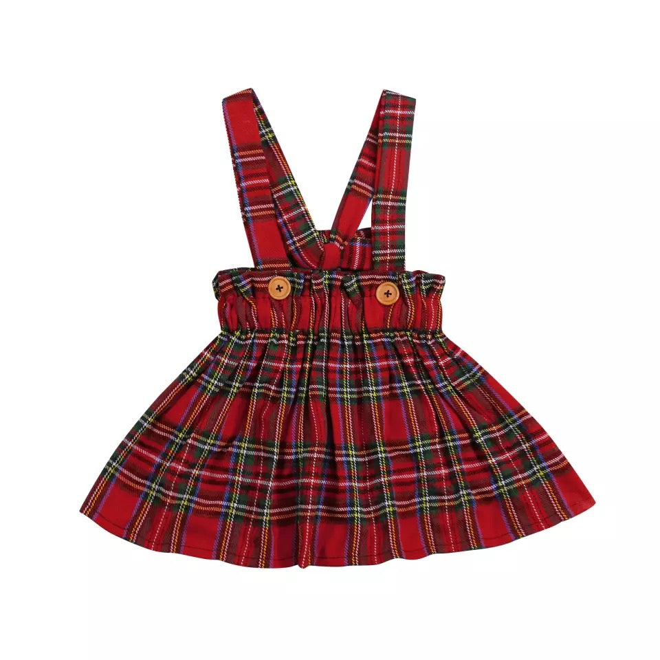 Christmas hot sale suspender skirt