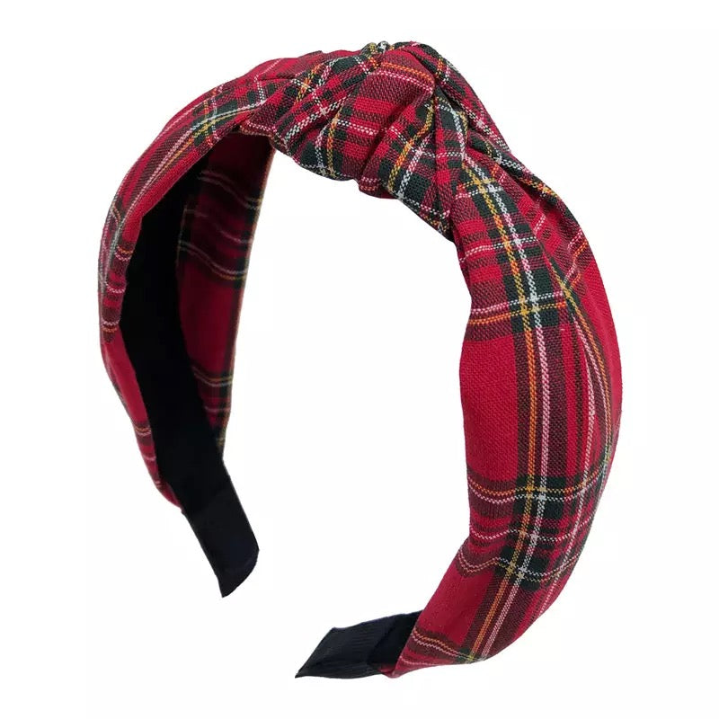 Christmas Tartan Headband
