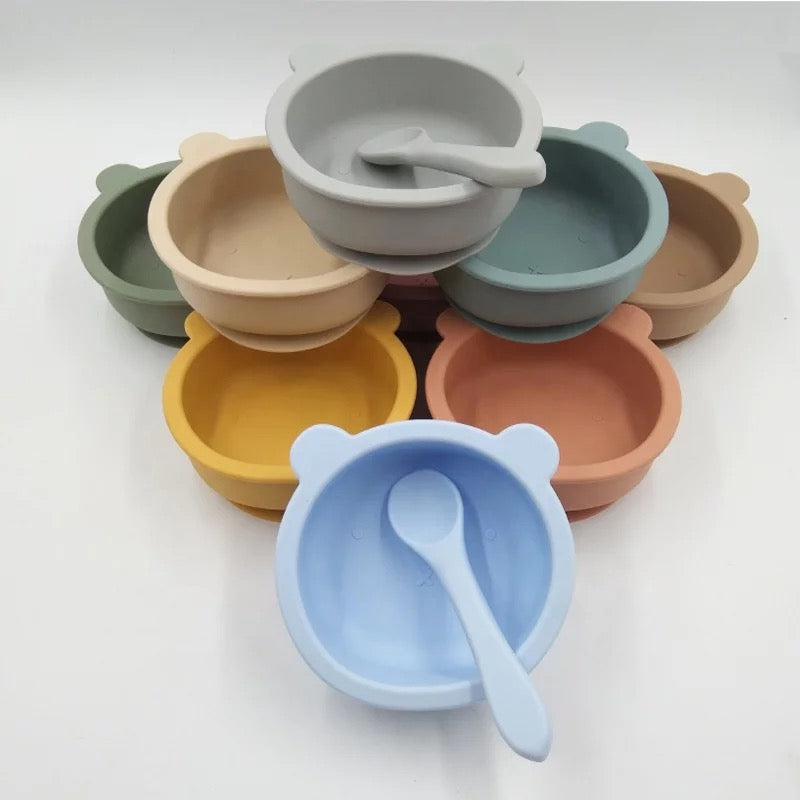 Teddy Bowl and Spoon - Maxims Baby Store