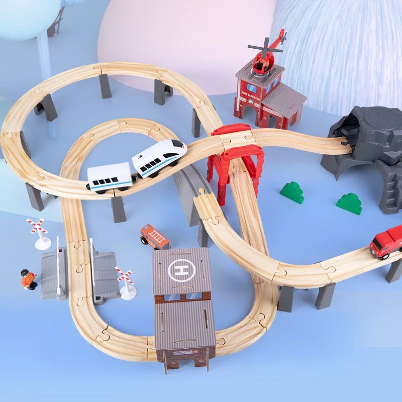 Wooden Kids Train