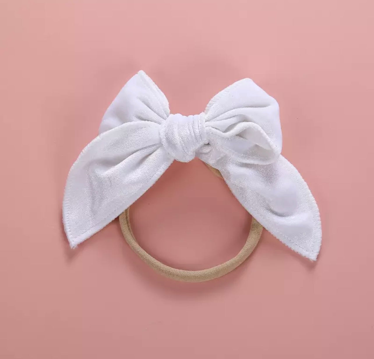 VELVET BABY BOW