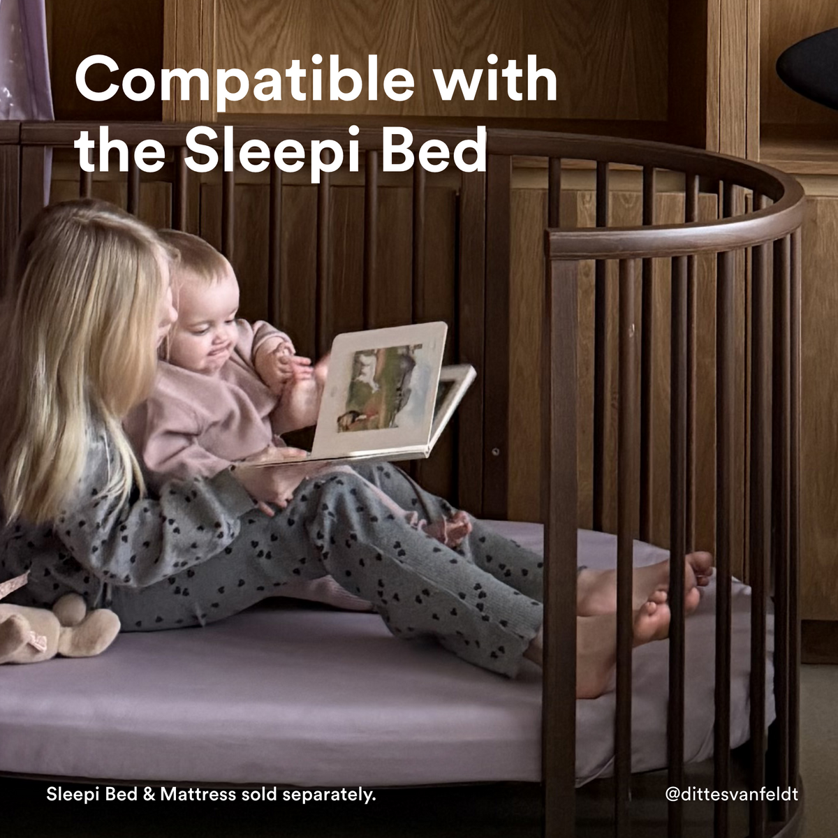 Stokke Sleepi Bed Fitted Sheet – Organic Cotton