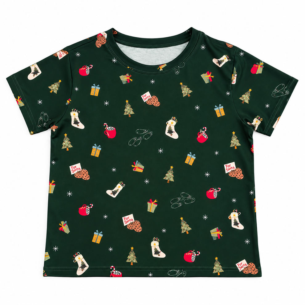 Adult Bamboo Pajamas in Night Before X-Mas (Unisex)