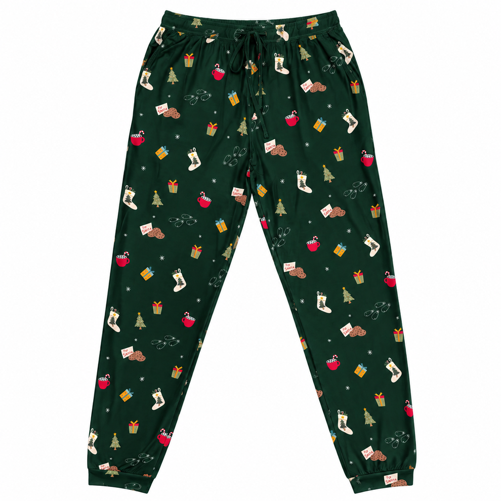 Adult Bamboo Pajamas in Night Before X-Mas (Unisex)