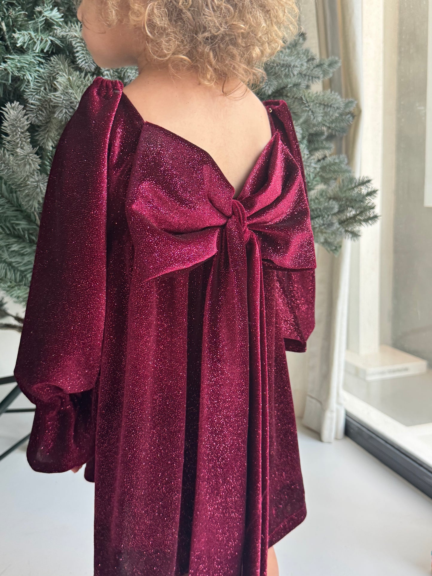 Sparkly Big Bow dress- Few Pieces Available