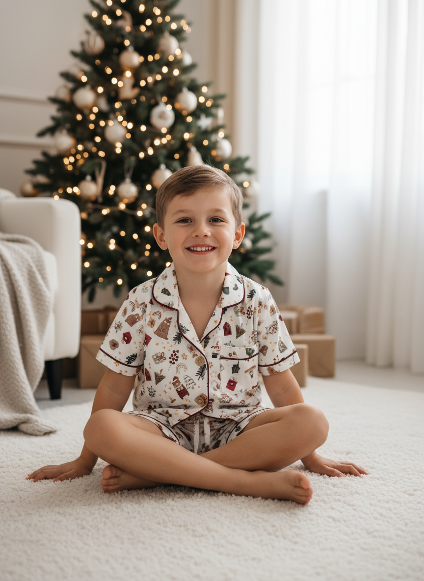 Merry Moments Kids Christmas Pyjama Set-Limited Edition