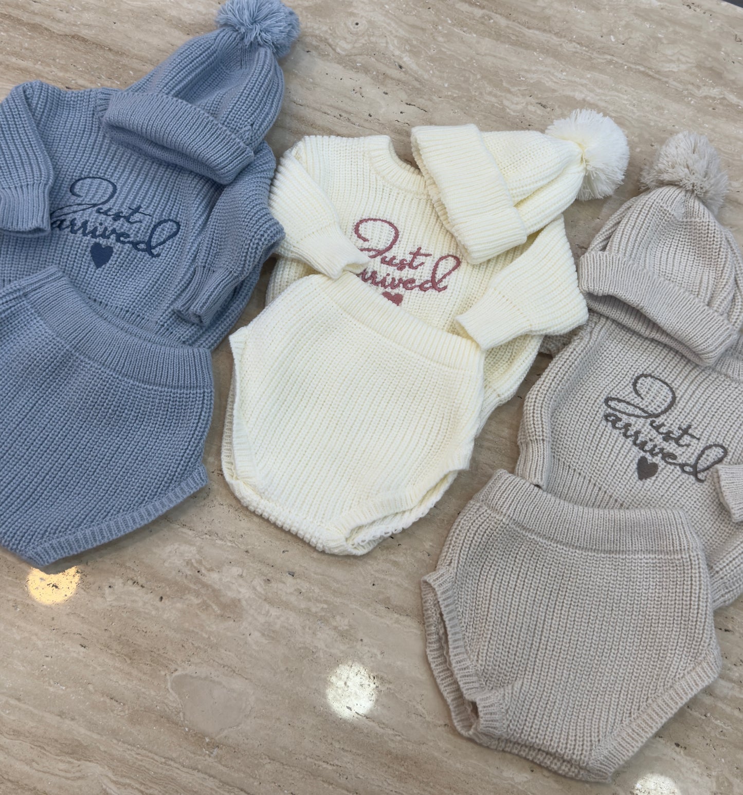 Just Arrived newborn announcement  Outfit