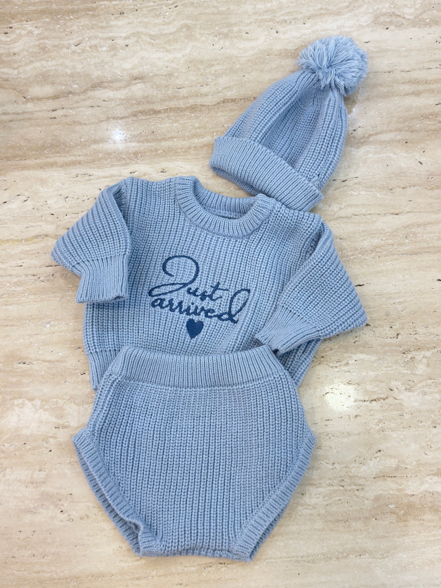 Just Arrived newborn announcement  Outfit