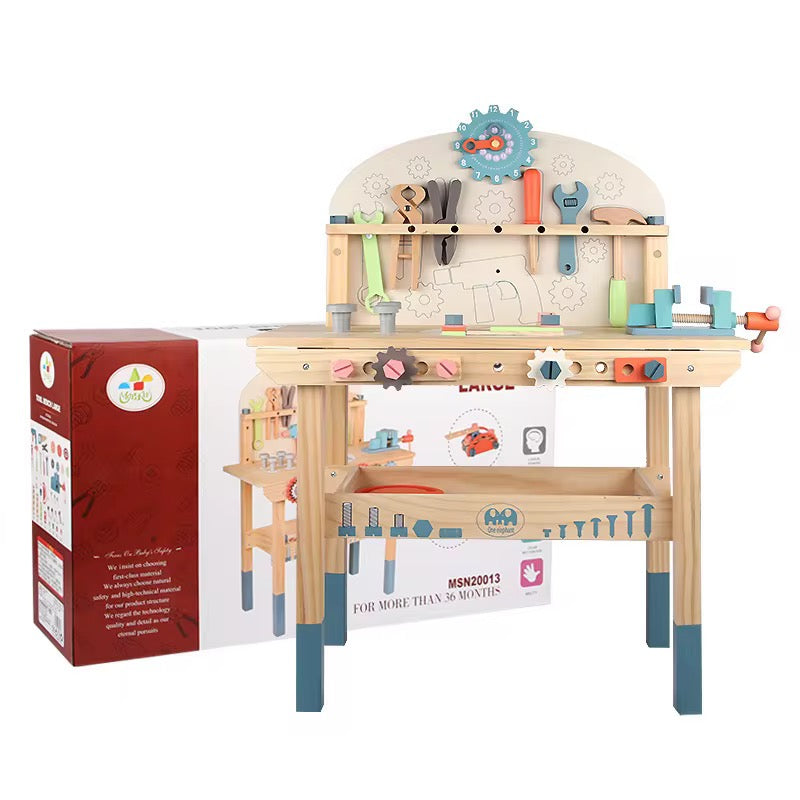 Montessori Wooden Kids Tool Workbench