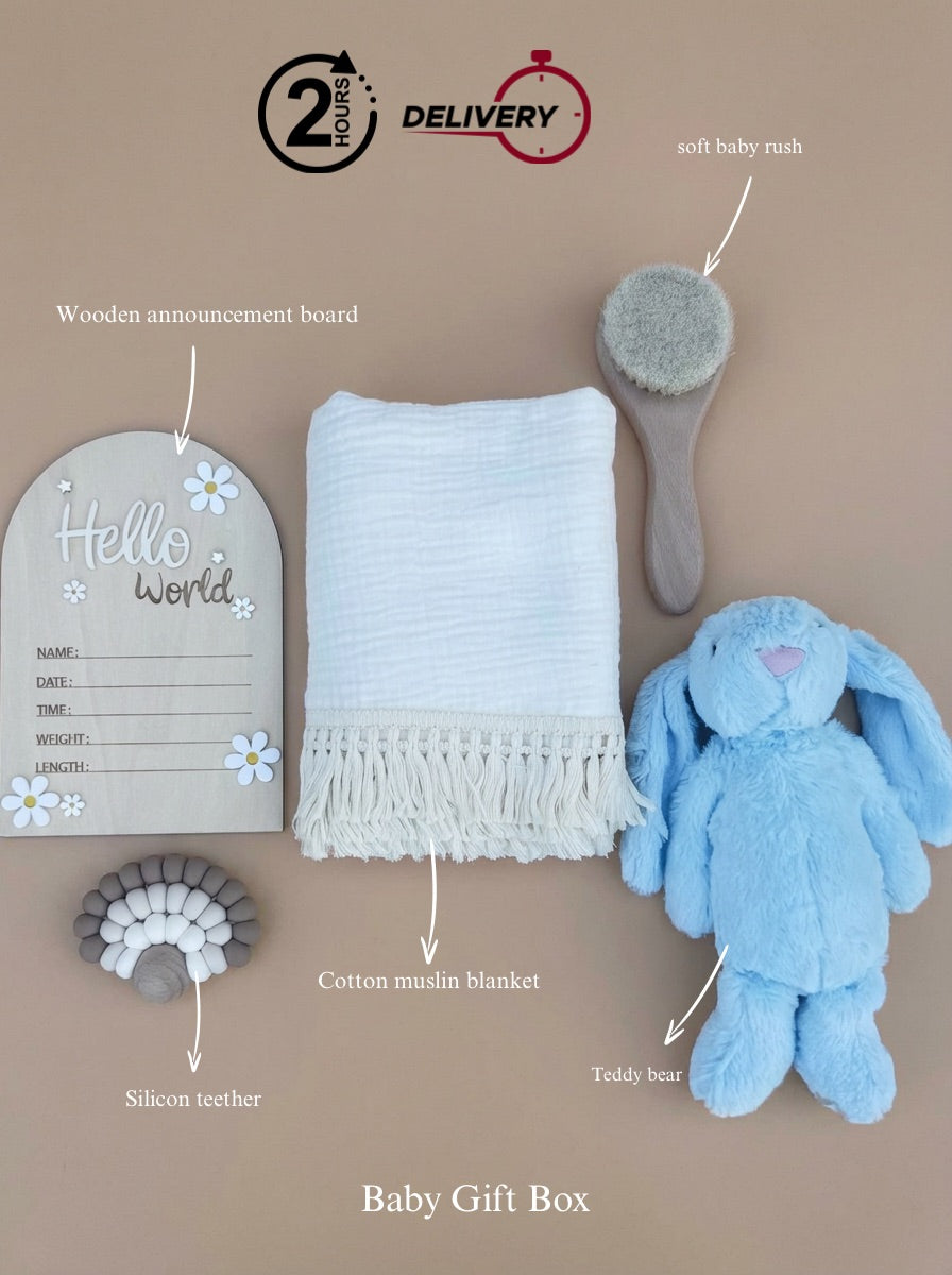 Pure & Cozy Newborn Bundle- Blue