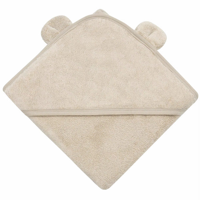 Personalised Organic Cotton Baby Hooded Towel with Bear Ears
