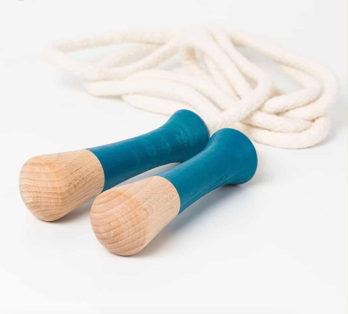 Wooden jumping rope