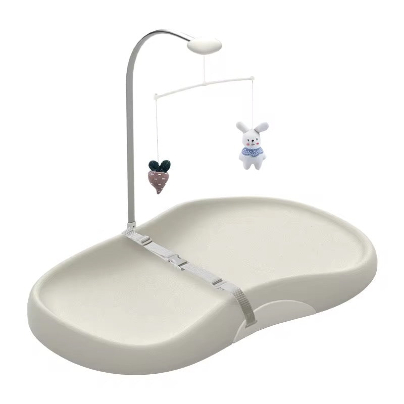 Waterproof Baby Changing Pad with Toy Mobile – Portable Newborn Diaper Changing Station
