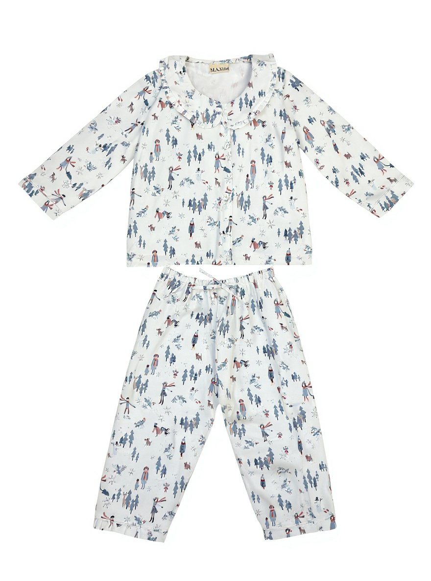 Snow Time Christmas Cotton Pyjamas