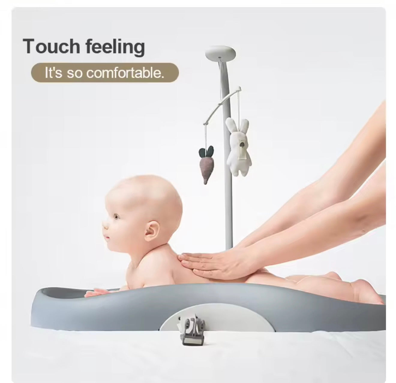 Waterproof Baby Changing Pad with Toy Mobile – Portable Newborn Diaper Changing Station