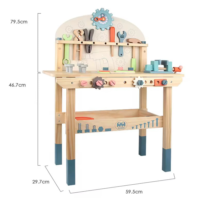 Montessori Wooden Kids Tool Workbench