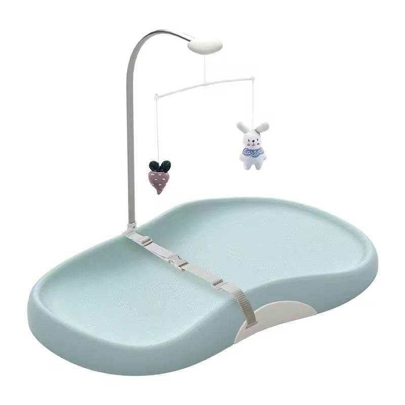 Waterproof Baby Changing Pad with Toy Mobile – Portable Newborn Diaper Changing Station