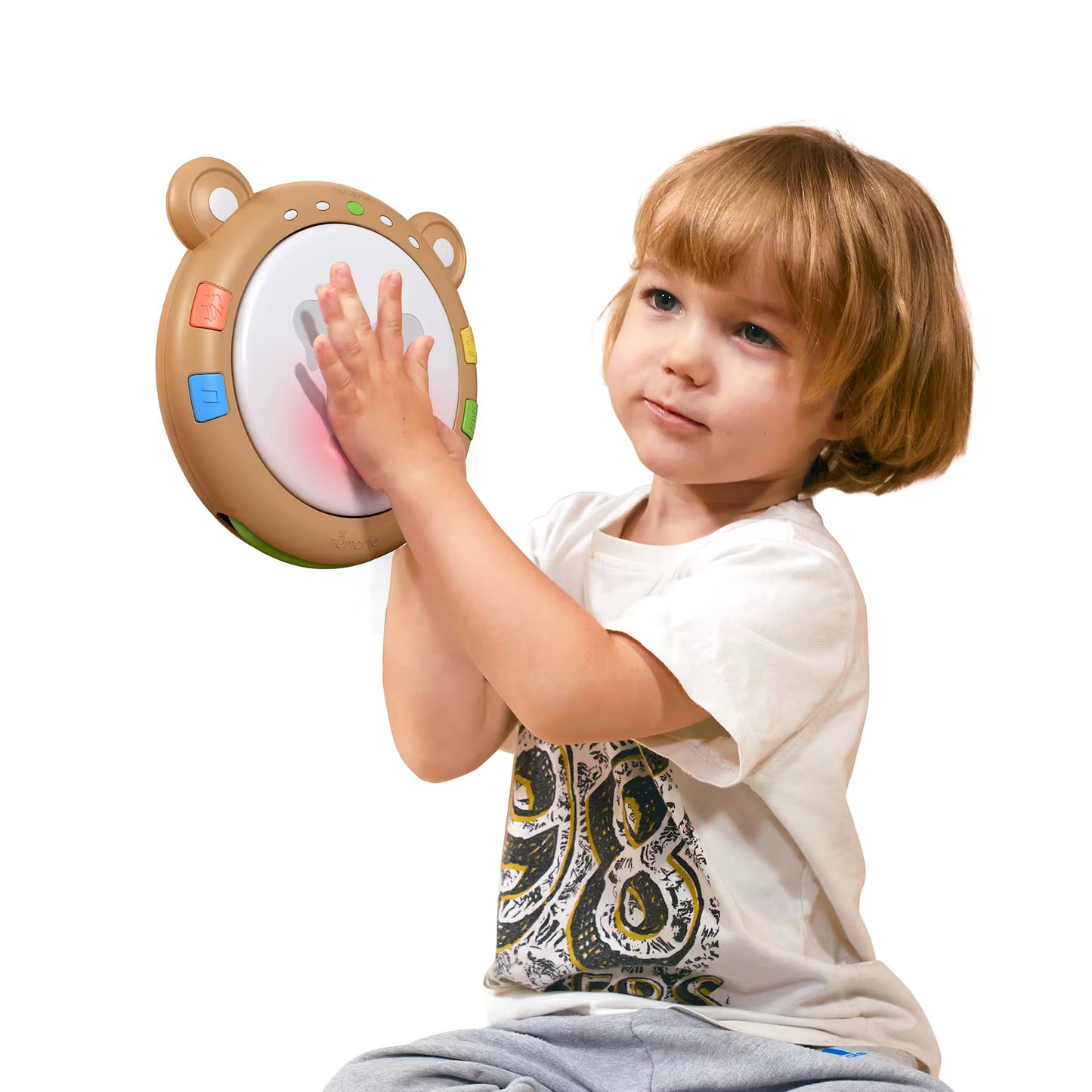 Montessori Baby Musical Drum Toy with Lights & Songs | Interactive Educational Toddler Toy
