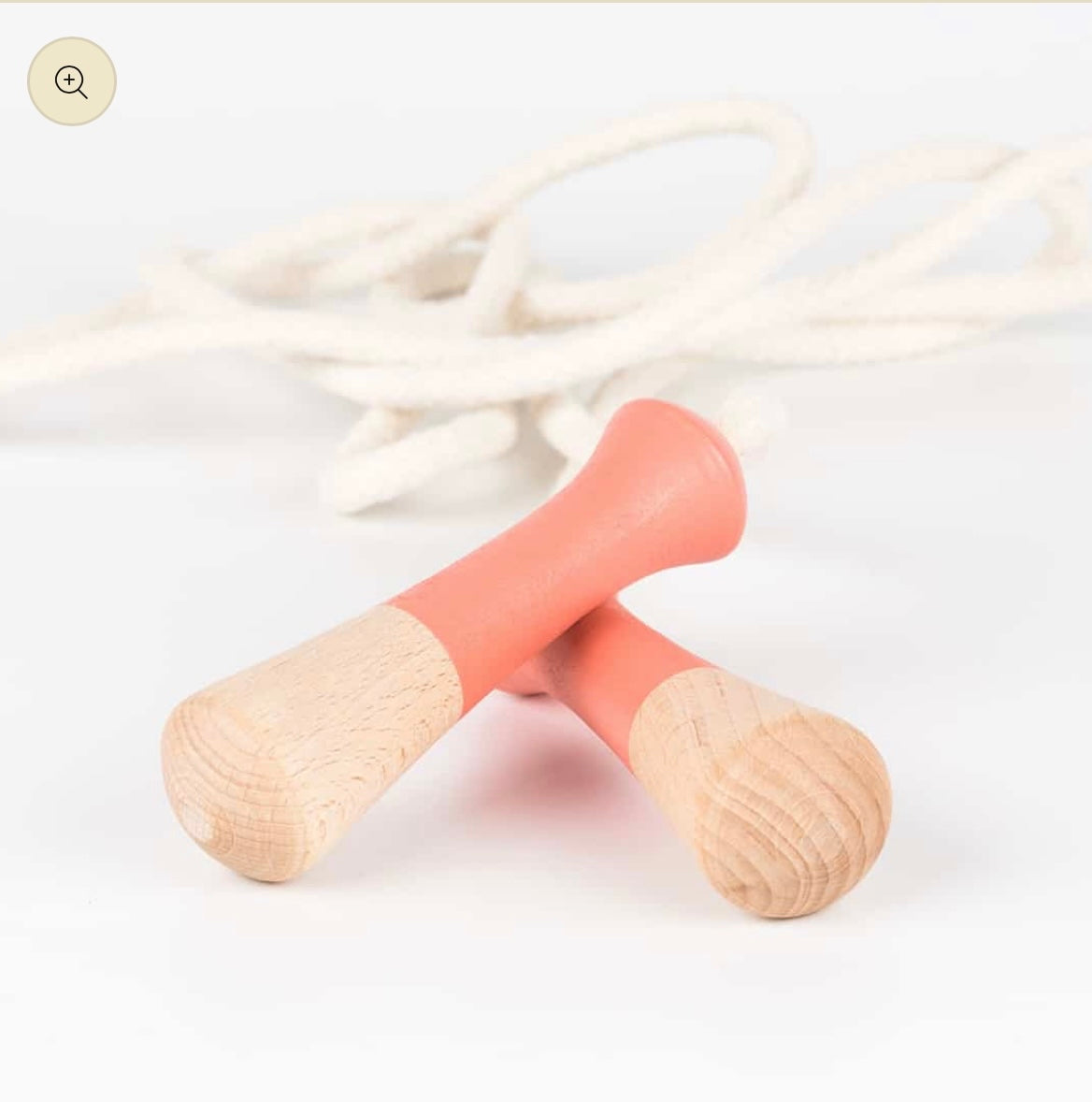 Wooden jumping rope