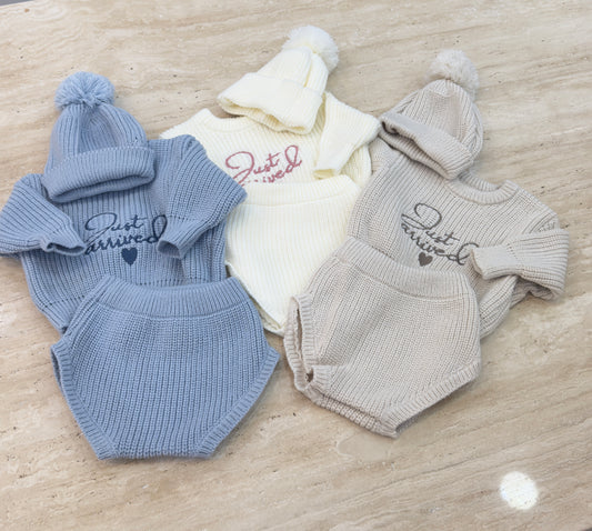 Just Arrived newborn announcement  Outfit