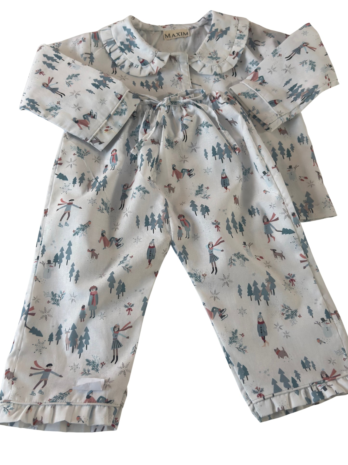 Snow Time Christmas Cotton Pyjamas