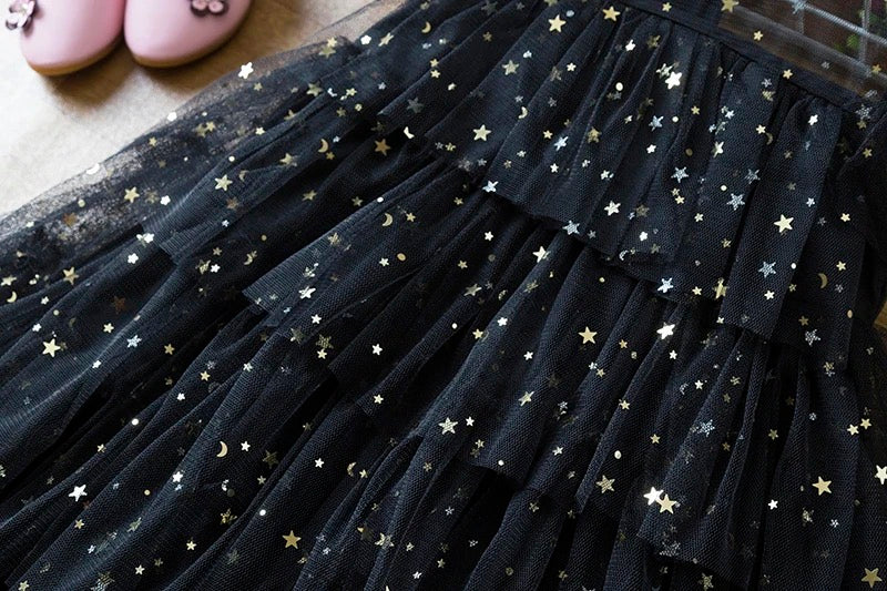 Star Layered Tuelle Dress