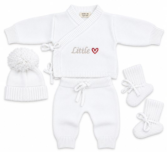 Little Love Organic Cotton Newborn Gift Set – Baby Blue (Copy)
