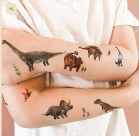 Dinosaurs - Kids organic vegan tattoos