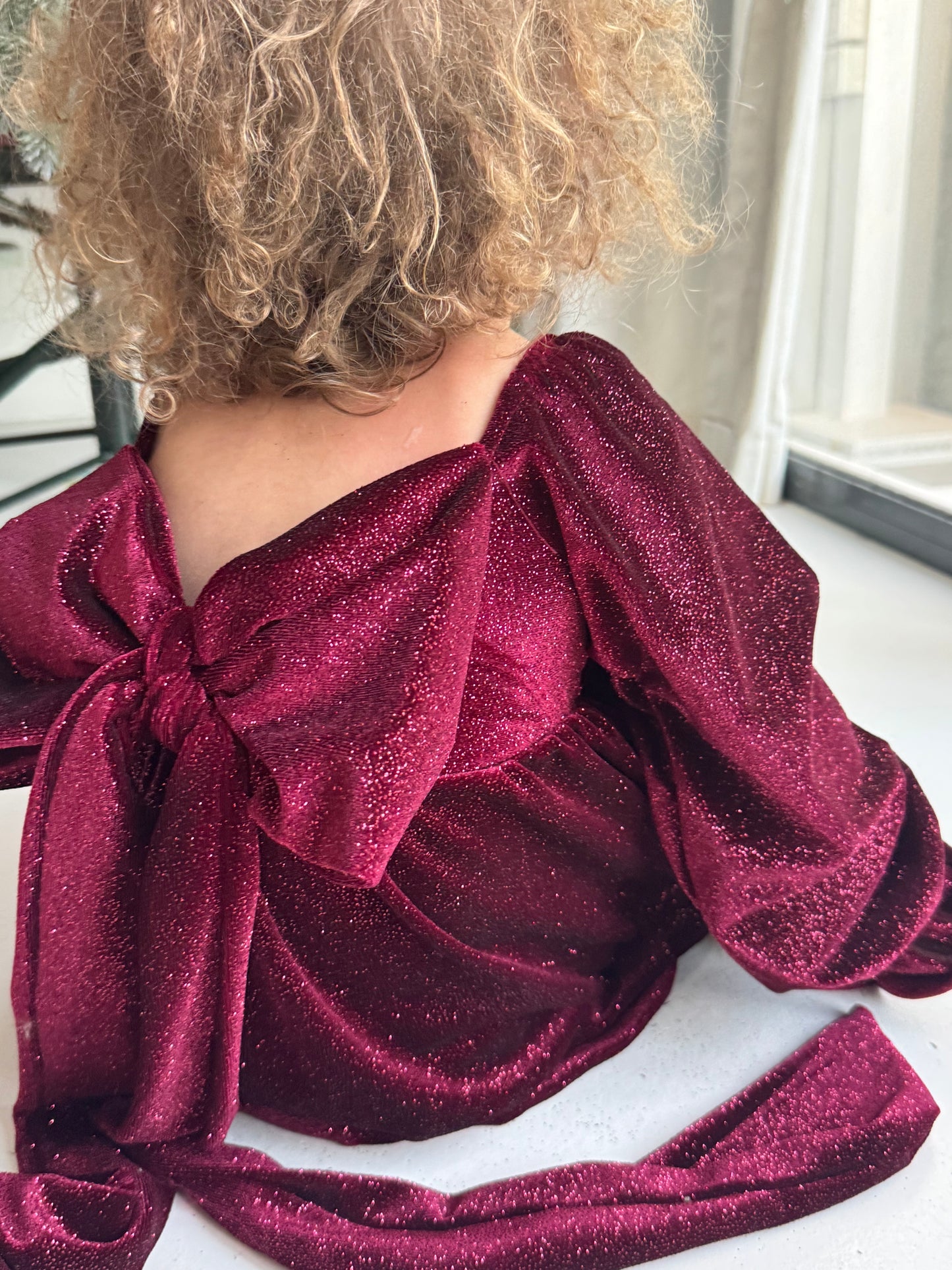 Sparkly Big Bow dress- Few Pieces Available